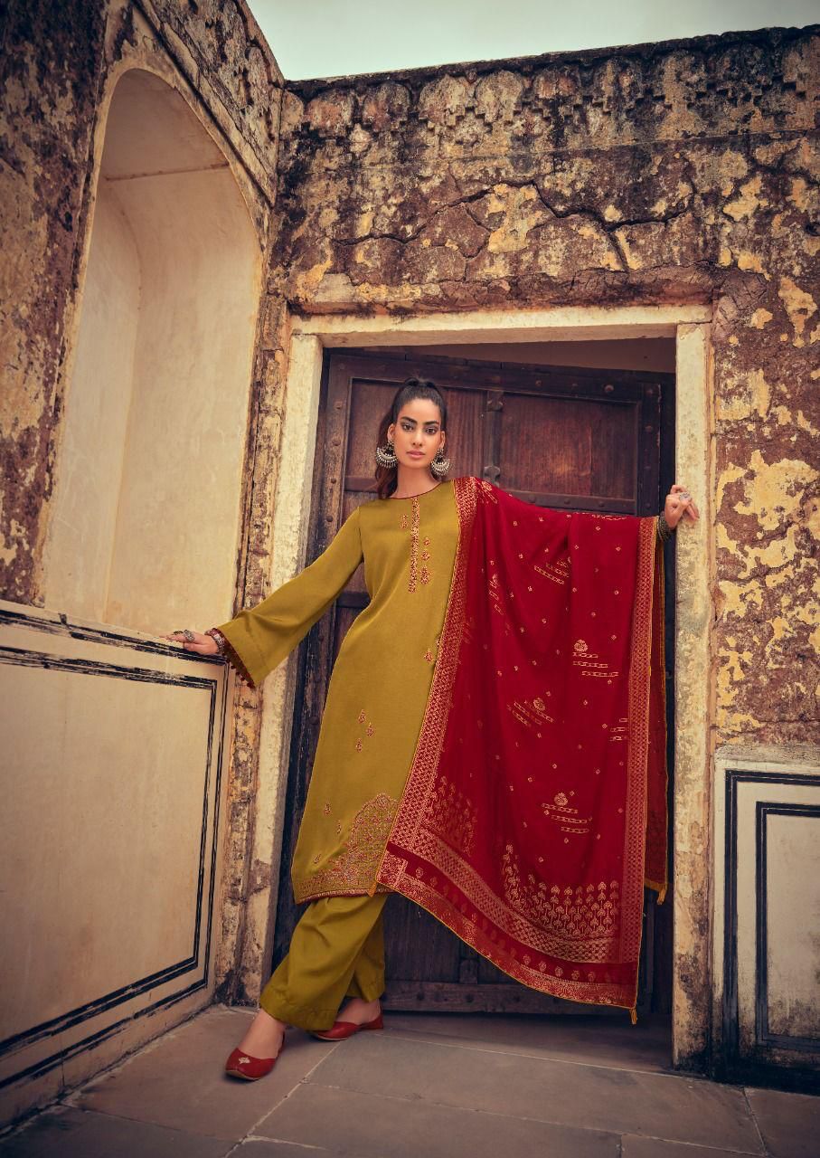 Deepsy Monalisa 7 Festive Wear Silk Exclusive Embroidery Salwar Kameez Collection